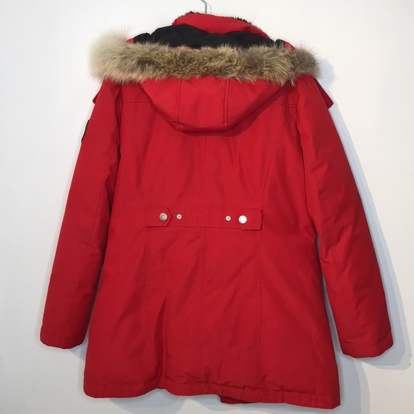 Artic expedition down fur trim winter outdoor coat - Picture 10 of 16